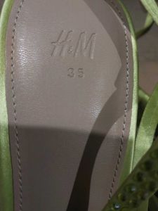 Spoon-heeled Satin Sandals