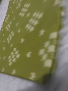 Green Patterned Fabric