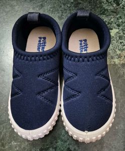 Pitter Patter Navy Blue Kids Shoes In Size 12