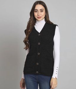 Croft &amp; Barrow Black Wool Sweetshirts