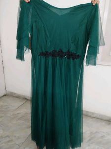 Green Tulle Party Dress