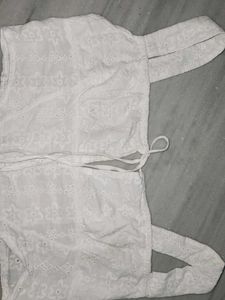 White Embroidered Blouse