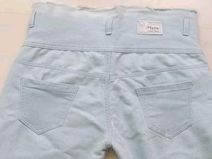 High Waisted Light Wash Jeans