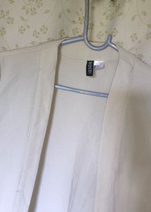 Long White Cardigan/H&amp;M