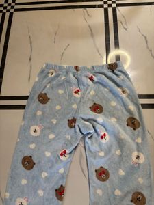 Cute Bear Print Pajama Pants