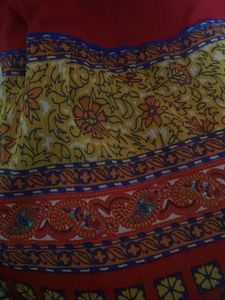 Red Ethnic Skirt