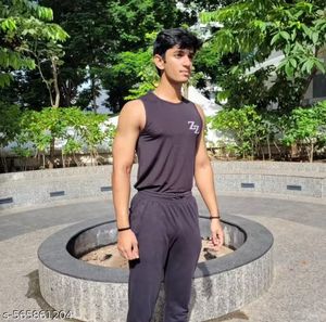 Black Sleeveless T-Shirt