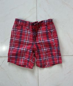 Red Plaid Shorts