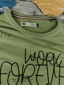 Green Printed T-Shirt