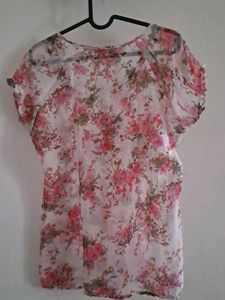 Max Sheer Floral Top