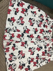 Minnie Mouse Print Shorts