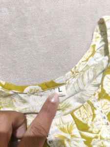 Floral Print short Kurta