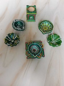 Saavan Special New Green Diya Collection