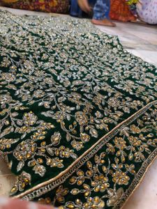 Dark Green Very Beutiful Lehanga Available ✨🔥