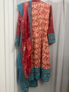 Biba Anarkali Kurta With Dupatta