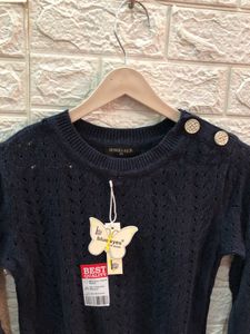 Navy Blue Knit Sweater🎗️