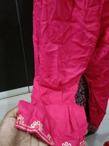 Price Drop 💧🌸RANI PINK KURTI + PANT🎀
