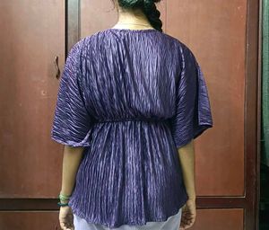 Purple Kaftan Style Dress
