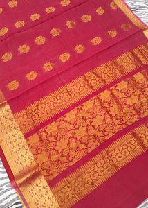red colour pattu saree