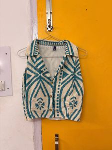 Boho Sleeveless Top Padded