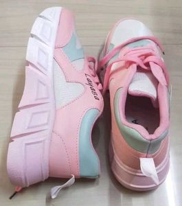 Layasa Pink &amp; Mint Sneakers