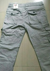 Grey Cargo Pant