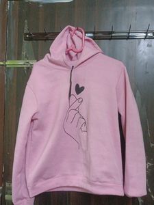Good Quality Pink Women Hoodie For Winter