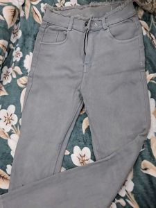 Gray Denim Jeans