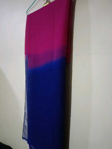 Dupatta|| Hot Pink And Dark Blue Gradient🩷💙