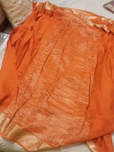 Orange saree