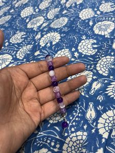 Purple Beaded Bracelet