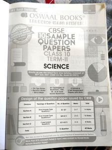 Oswaal Class 10 Sample Paper For Term 2 Science