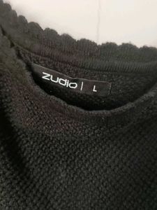 Black Knit Tank Top