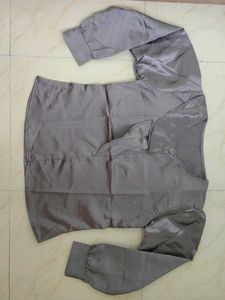 Grey Formal Top