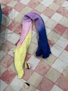 Aliabhatt Scarf💙🩷💛🩵