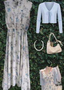 Chiffon Floral Dress For Summer Wear