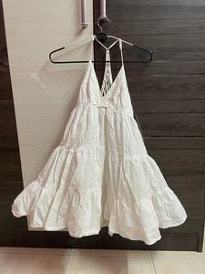 Designer Back White Onepiece