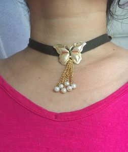 Golden Butterfly choker