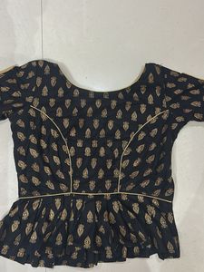 A Black Desinger Blouse