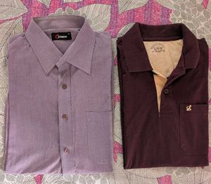 Oxemberg Full Hands Shirt & Half hand T-shirt