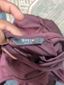 Burgundy bodycon dress