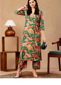 Floral Print Kurta