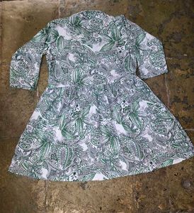 Green Paisley Print Co-ord Set