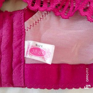 Pink Lace Lingerie Set