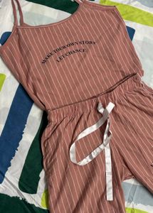 Cute Striped Lounge Set