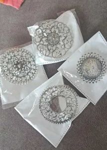 Silver Tone Rings - 4 pc set