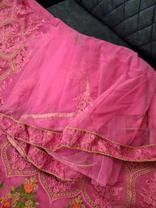 Pink Embroidered Lehenga Choli