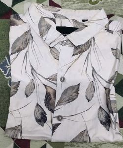 Leaf Print Shirt