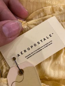 UNUSED Aeropostale Butter Yellow Midi Dress