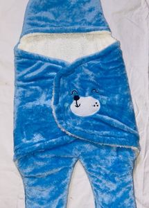 Hooded Baby Blanket For AC Room